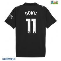 Manchester City Jeremy Doku #11 Bortedrakt 2025-26 Kortermet